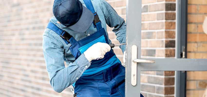 Pivot Storefront Door Locks Installation in Shasta Lake, California